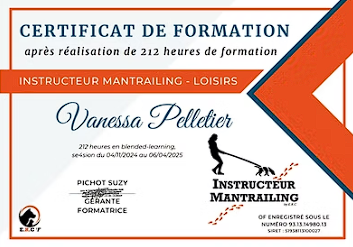 Badge Instructeur Mantrailing Loisirs