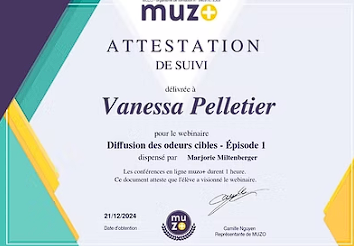 Badge Diffusion des odeurs cibles 1